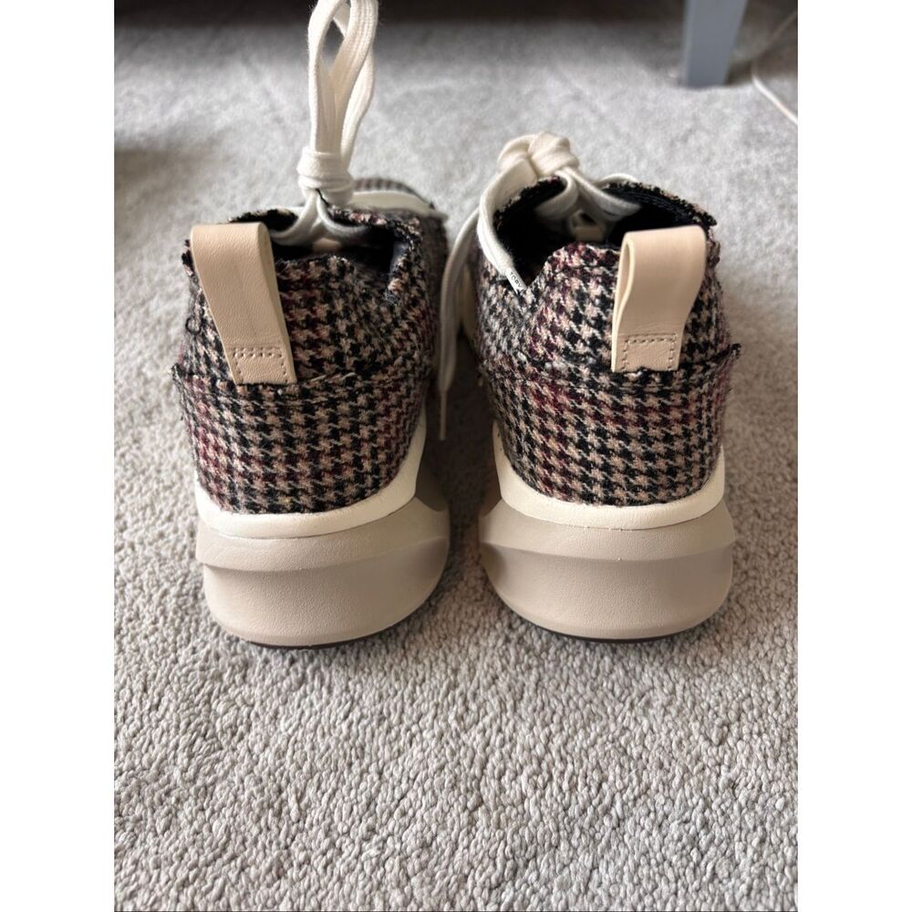 NWOB Tory Burch good luck neutral herringbone trainers quiet luxury Sz 9, $325 - Picture 4 of 12